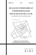 Bulletin d'histoire et d'épistémologie des sciences, v. 22, no 02                        1